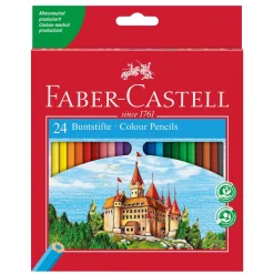 Barn Faber-Castell Färgpennor Slott 24p