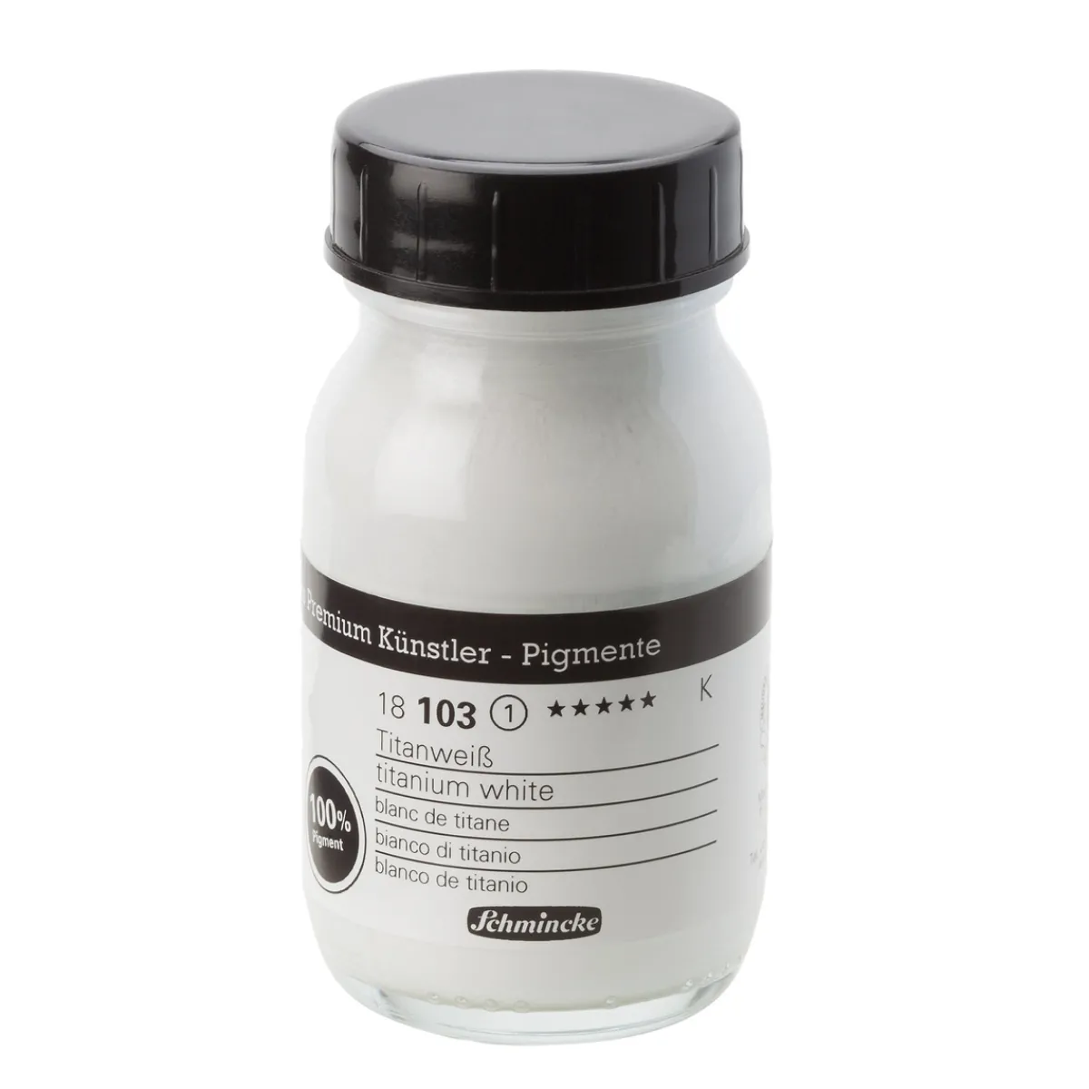 Schmincke Färgpigment Titanium White | Övriga Färger