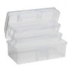 Panduro Hobby Förvaringslåda av plast med utfällbara förvaringssektioner – 22×13×11 cm