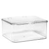 Panduro Hobby Förvaringslåda av transparent hårdplast, 18×18×9 cm | Förvaringsburkar & Askar