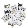 Panduro Hobby Funky Foam Söta katter, 60 bitar självhäftande dekorgummi, ca 25×45 mm | Barn Funky Foam
