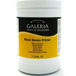 Winsor & Newton Galeria Black Gesso Primer 1 L | Målarmedier