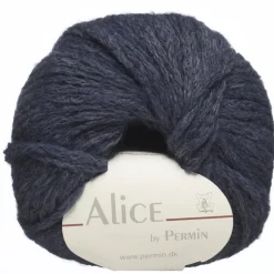 Yarn By Permin Garn Alice 50g jeansblå | Ullgarn