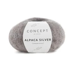 Katia Garn Alpaca silver 25g brun | Blandgarner