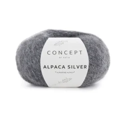 Katia Garn Alpaca silver 25g m.grå