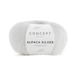 Katia Garn Alpaca silver 25g vit