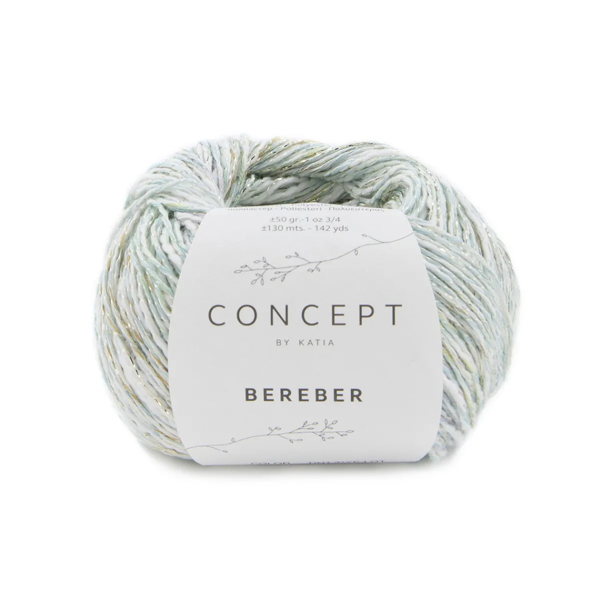 Katia Garn Bereber 50g grön | Blandgarner