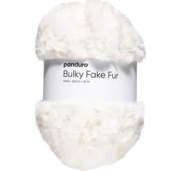 Panduro Yarn Garn Bulky Faux Fur 250g creme