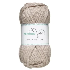 Panduro Yarn Garn Chunky Acrylic 50g beige | Akrylgarn