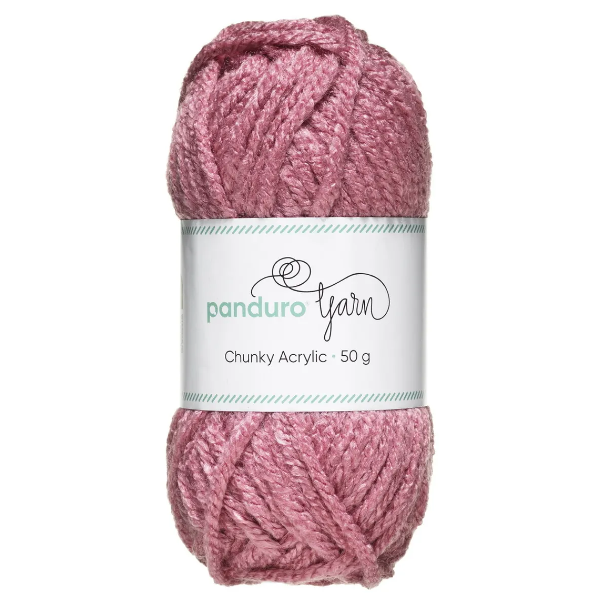 Panduro Yarn Garn Chunky Acrylic 50g gammelrosa