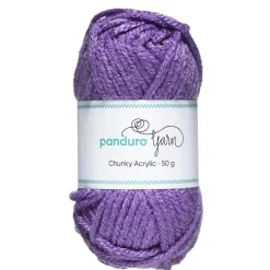 Panduro Yarn Garn Chunky Acrylic 50g lila
