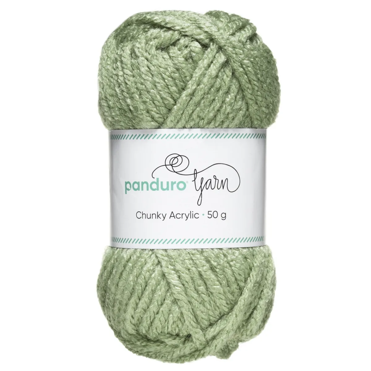 Panduro Yarn Garn Chunky Acrylic 50g ljusgrön | Akrylgarn