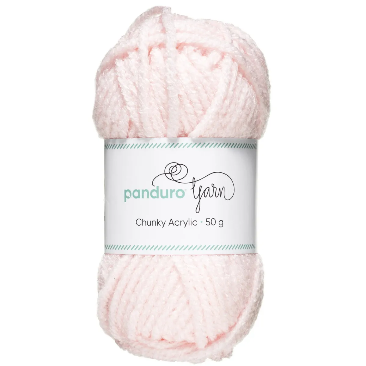 Panduro Yarn Garn Chunky Acrylic 50g ljusrosa