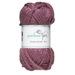Panduro Yarn Garn Chunky Acrylic 50g varmlila | Akrylgarn