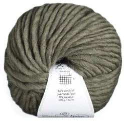 Panduro Yarn Garn Chunky Wool 100g dimgrön | Ullgarn