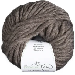 Panduro Yarn Garn Chunky Wool 100g mullvad