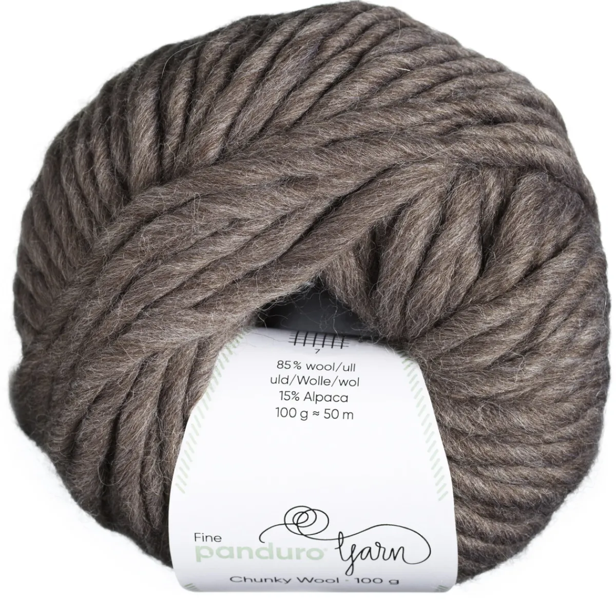 Panduro Yarn Garn Chunky Wool 100g mullvad