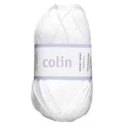 Järbo Garn Colin 50g vit | Blandgarner