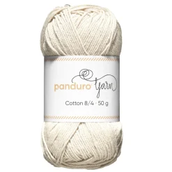 Panduro Yarn Garn Cotton 8/4 50g beige | Bomullsgarn