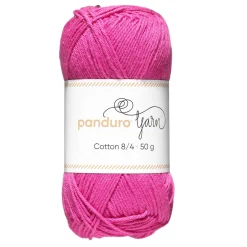 Panduro Yarn Garn Cotton 8/4 50g cerise | Bomullsgarn