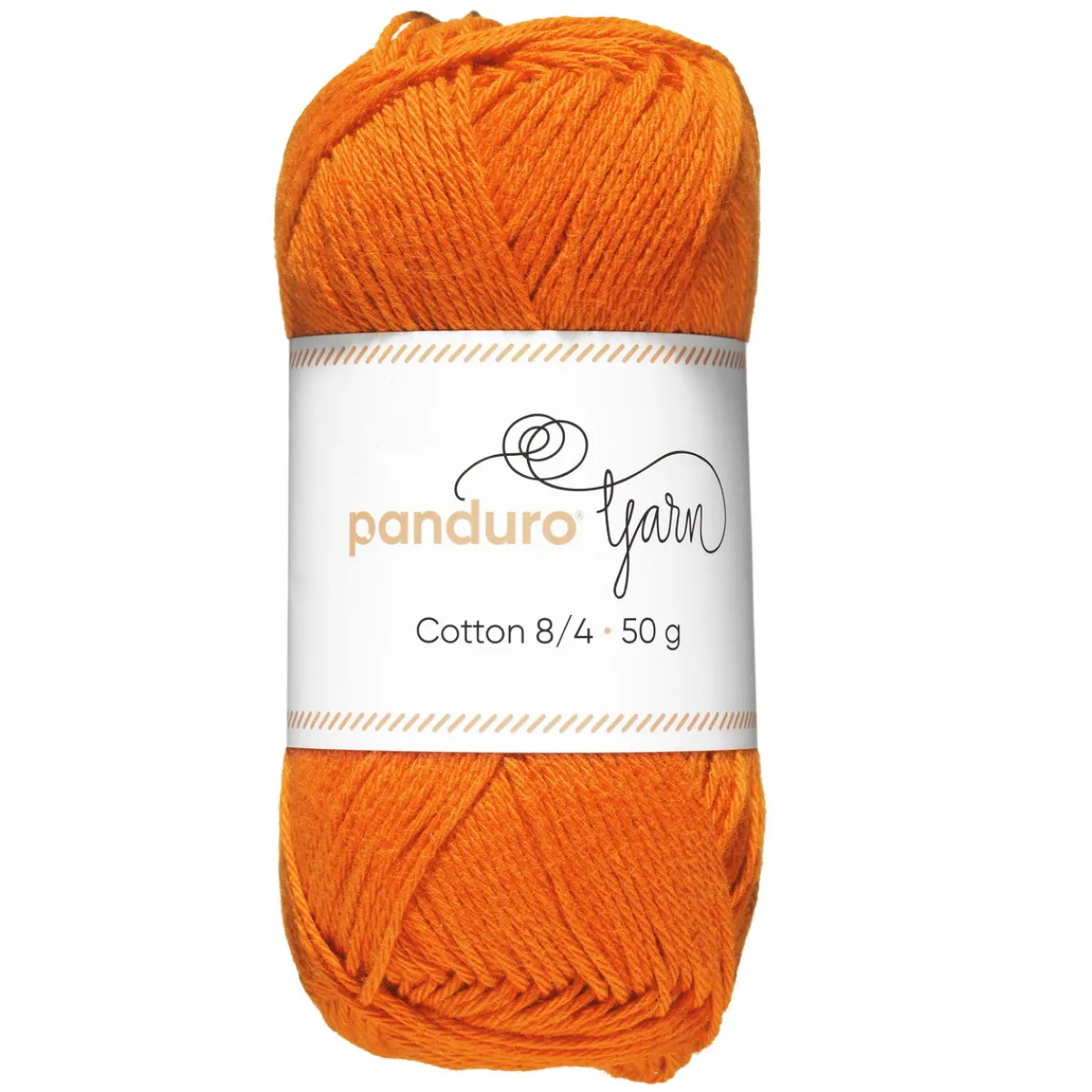 Panduro Yarn Garn Cotton 8/4 50g klarorange