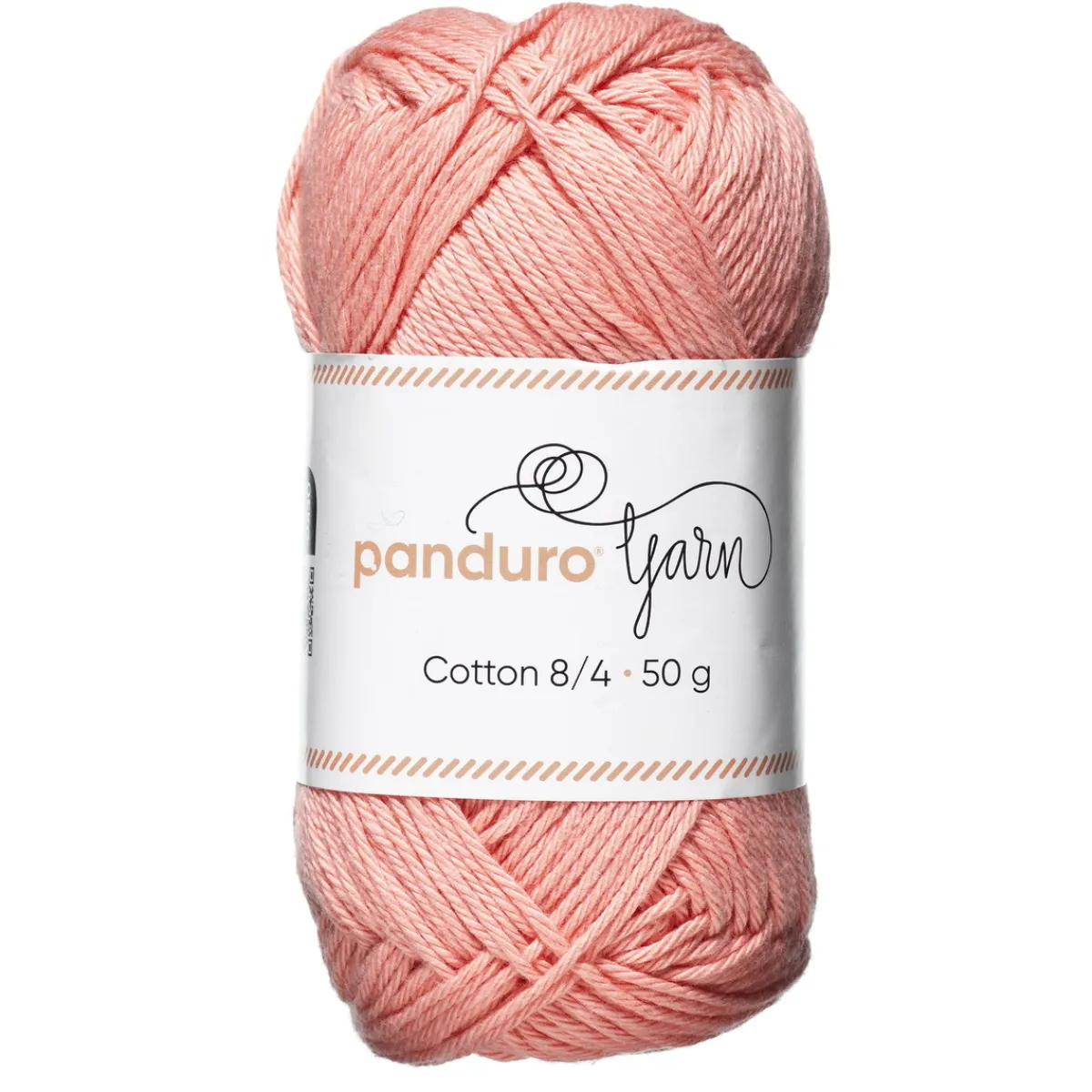 Panduro Yarn Garn Cotton 8/4 50g korall | Bomullsgarn
