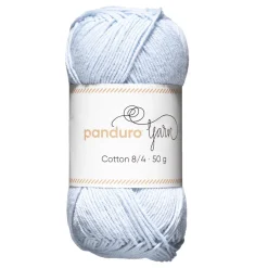 Panduro Yarn Garn Cotton 8/4 50g ljusblå | Bomullsgarn
