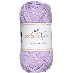 Panduro Yarn Garn Cotton 8/4 50g ljuslila