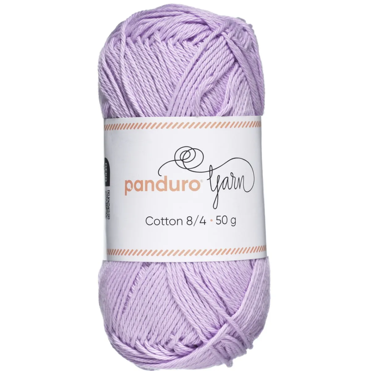 Panduro Yarn Garn Cotton 8/4 50g ljuslila