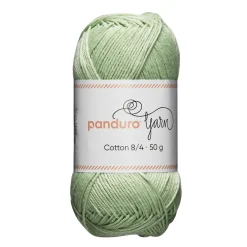 Panduro Yarn Garn Cotton 8/4 50g mintgrön