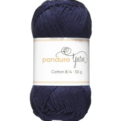 Panduro Yarn Garn Cotton 8/4 50g mörkblå