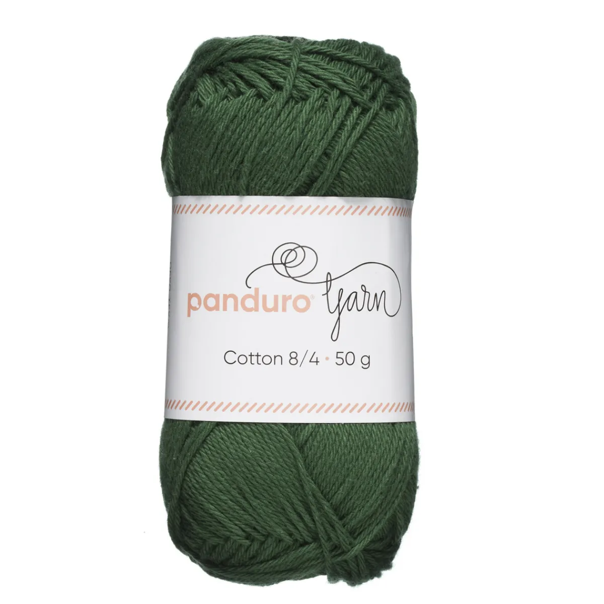 Panduro Yarn Garn Cotton 8/4 50g mörkgrön