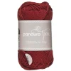 Panduro Yarn Garn Cotton 4/4 50g mörkröd | Bomullsgarn