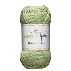 Panduro Yarn Garn Cotton 8/4 50g pastellgrön | Bomullsgarn