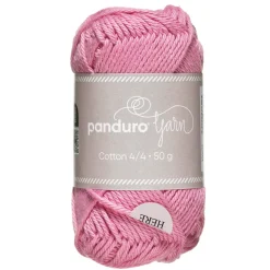 Panduro Yarn Garn Cotton 4/4 50g rosa