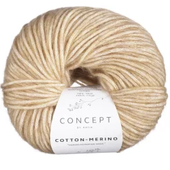 Katia Garn Cotton Merino 50g kamel 147