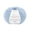 Katia Garn Cotton Merino 50g ljusblå 131 | Blandgarner