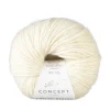 Katia Garn Cotton Merino 50g natur 100 | Blandgarner