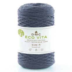DMC Garn Eco Vita 4 250g – jeansblå 077 | Bomullsgarn