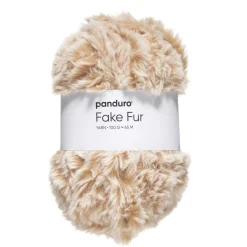 Panduro Yarn Garn Faux Fur beige 100g