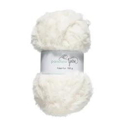 Panduro Yarn Garn Faux Fur vit 100g | Akrylgarn