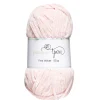 Panduro Yarn Garn Fine Velvet 50g ljusrosa – sammetslent och himmelskt mjukt garn | Akrylgarn