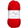 Panduro Yarn Garn Fine Velvet 50g röd – sammetslent och himmelskt mjukt garn | Akrylgarn