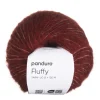 Panduro Yarn Garn Fluffy 50g mörk rost