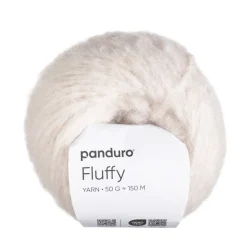 Panduro Yarn Garn Fluffy 50g vit