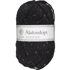 LOPI by Istex Garn Istex Alafosslopi 100g svartmelerad – 9975 Black tweed