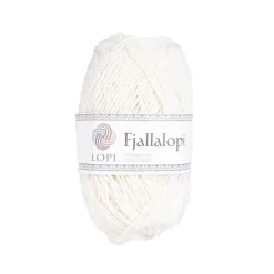 LOPI by Istex Garn Istex Fjallalopi 50g vit – Lily white 3051 | Ullgarn