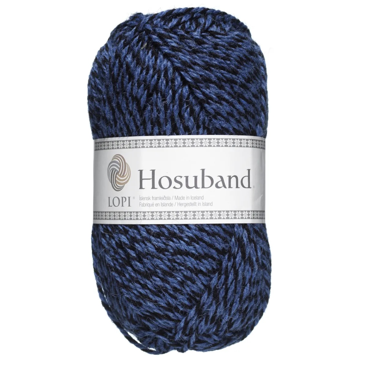 LOPI by Istex Garn Istex Hosuband 100g blå/svart – Blue-black 0226 | Ullgarn