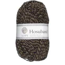 LOPI by Istex Garn Istex Hosuband 100g svart/khaki – Black heather / khaki 0227