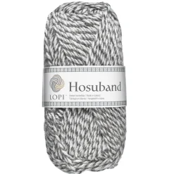 LOPI by Istex Garn Istex Hosuband 100g vit/grå – Grey-white 0224